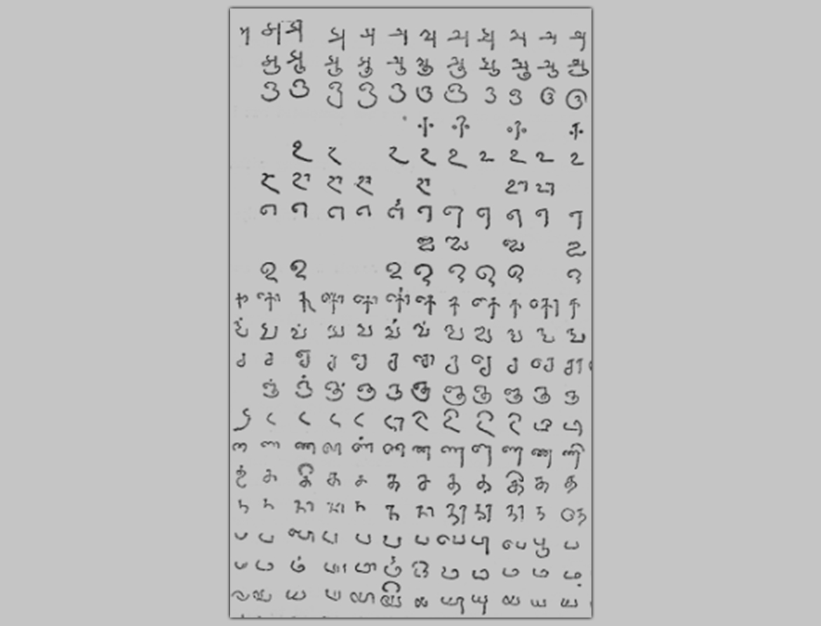 Ancient Tamil Alphabets